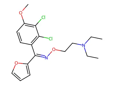 Diclofurime structure