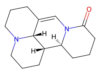 5,17-Didehydromatridin-15-one structure