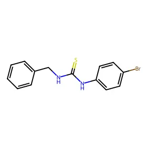 1-Benzyl-3-(4-bromophenyl)thiourea structure