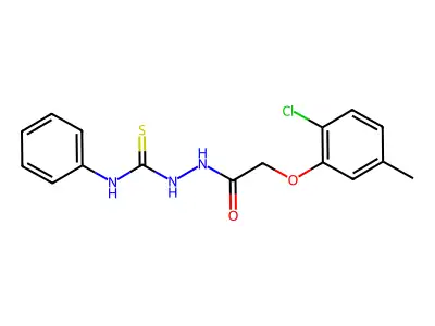 1-[[2-(2-Chloro-5-methylphenoxy)acetyl]amino]-3-phenylthiourea structure