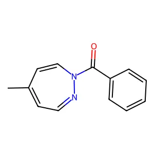 5-Methyl-1-benzoyl-(1H)-1,2-diazepine structure