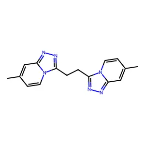 1,2-Bis(7-methyl-[1,2,4]triazolo[4,3-a]pyridin-3-yl)ethane structure