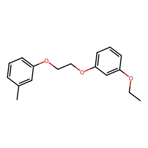 1-Ethoxy-3-[2-(3-methylphenoxy)ethoxy]benzene structure