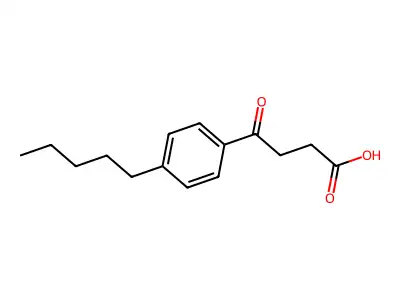 4-Oxo-4-(4-pentylphenyl)butanoic acid structure