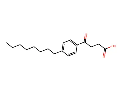 4-(4-Octylphenyl)-4-oxobutanoic acid structure