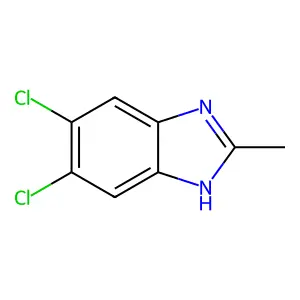 5,6-Dichloro-2-methylbenzimidazole structure