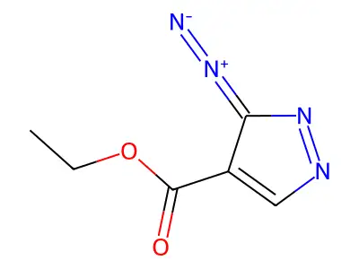3-diazo-4-ethoxycarbonyl-3H-pyrazol structure