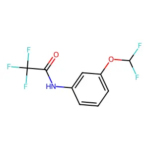 n-(3-(Difluoromethoxy)phenyl)-2,2,2-trifluoroacetamide structure