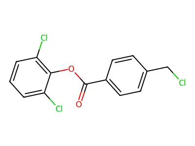 2,6-Dichlorophenyl 4-(Chloromethyl)Benzoate structure