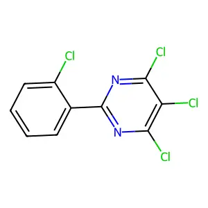 4,5,6-Trichloro-2-(2-chlorophenyl)pyrimidine structure