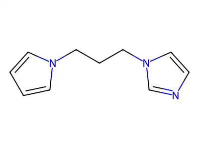 1-[3-(1H-pyrrol-1-yl)propyl]-1H-imidazole structure