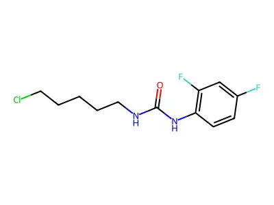 1-(5-Chloropentyl)-3-(2,4-difluorophenyl)urea structure