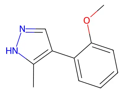 4-(2-Methoxyphenyl)-3-Methyl-1H-Pyrazole structure