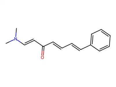 1-(Dimethylamino)-7-phenyl-hepta-1,4,6-trien-3-one structure
