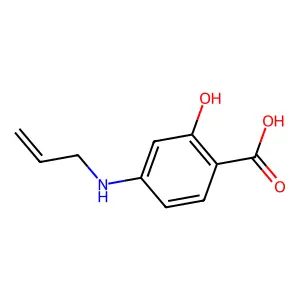 4-烯丙氨基水杨酸 structure