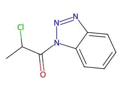 1-(1H-Benzotriazol-1-yl)-2-chloropropan-1-one structure