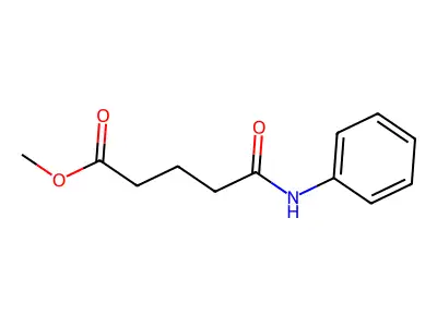 Methyl 5-anilino-5-oxopentanoate structure