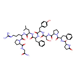 LHRH, phe(2)-pro(3)-phe(6)- structure