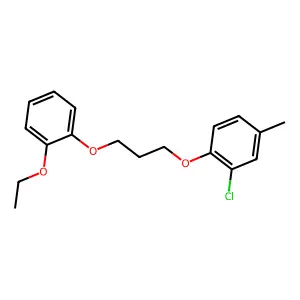 2-Chloro-1-[3-(2-ethoxyphenoxy)propoxy]-4-methylbenzene structure