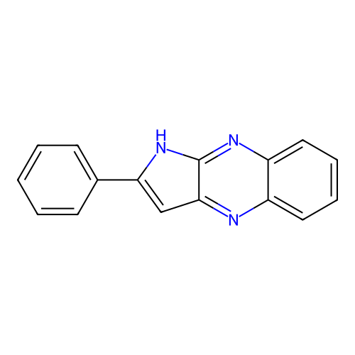 2-Phenyl-1H-pyrrolo[2,3-b]quinoxaline structure