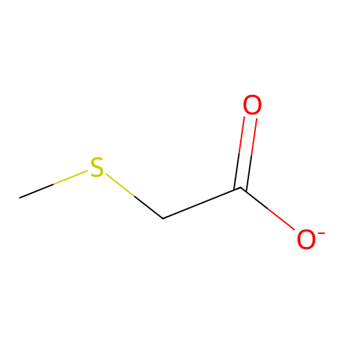 (Methylthio)Acetate structure