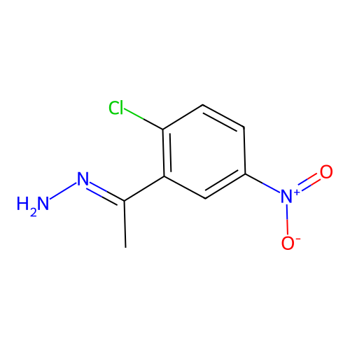 1-(2-Chloro-5-nitrophenyl)ethan-1-one hydrazone structure