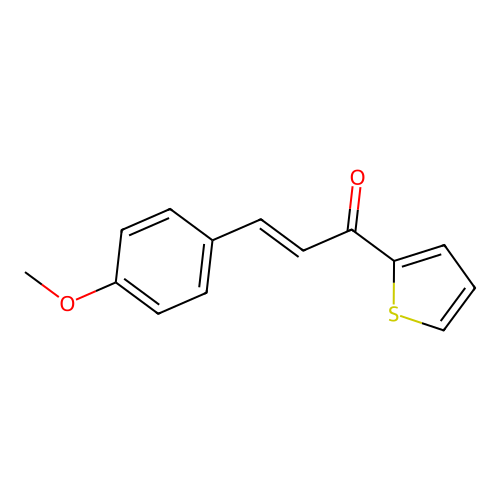 3-(4-Methoxyphenyl)-1-(thiophen-2-yl)prop-2-en-1-one structure