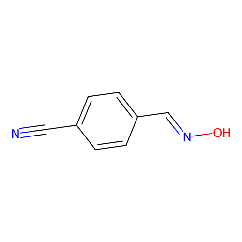 4-氰基苯甲醛肟 structure