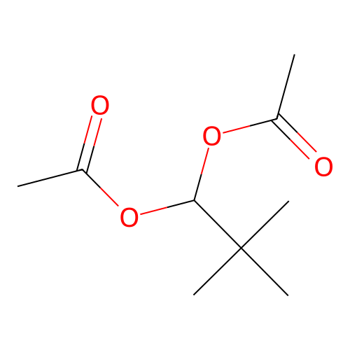 Neopentane-1,1-diol diacetate structure