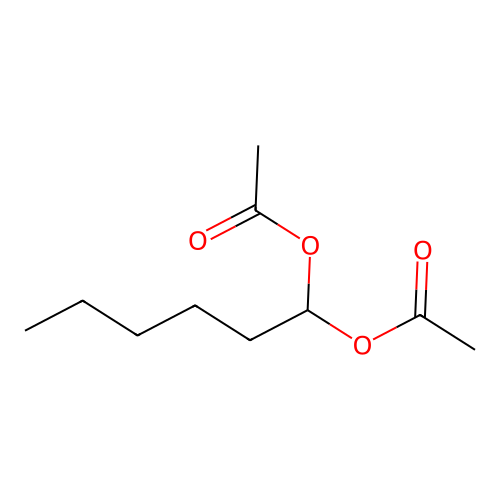 1-(Acetyloxy)hexyl acetate structure