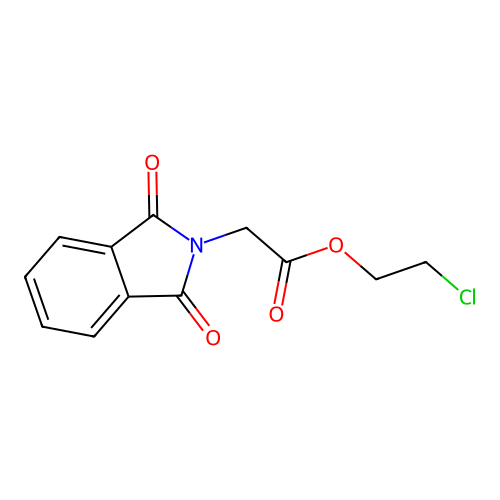 2-Chloroethyl 2-(1,3-dioxoisoindol-2-yl)acetate structure