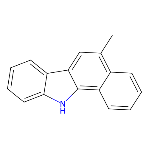 Benzocarbazole, methyl- structure