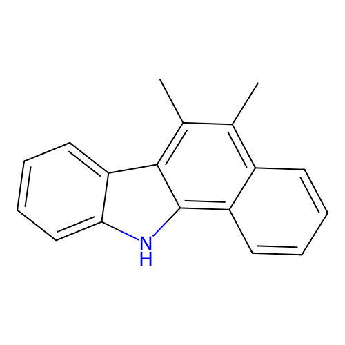 Benzocarbazole, dimethyl- structure