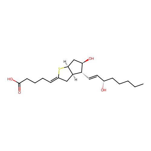 6,9-Thiaprostacyclin structure