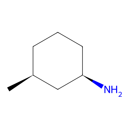 (1R,3S)-3-methylcyclohexan-1-amine structure