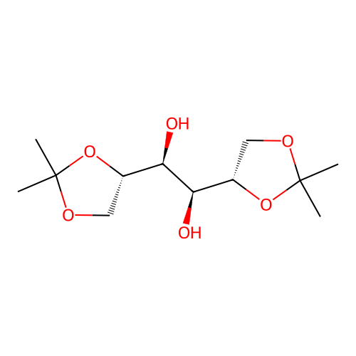 (1S,2S)-1,2-bis[(4S)-2,2-dimethyl-1,3-dioxolan-4-yl]ethane-1,2-diol structure