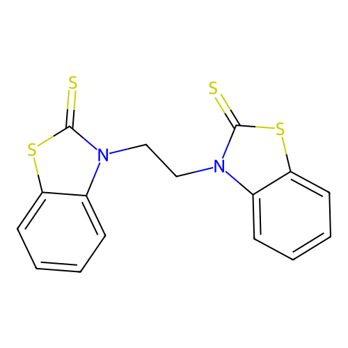 3,3'-(ethane-1,2-diyl)bis(benzo[d]thiazole-2(3H)-thione) structure