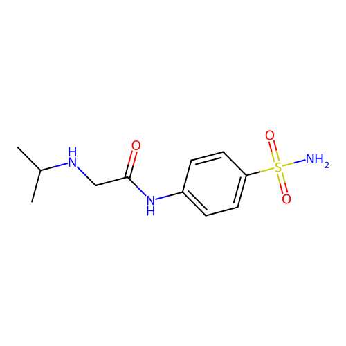 2-(Isopropylamino)-N-(4-sulfamoylphenyl)acetamide structure