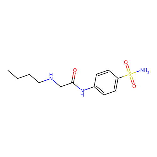 2-(Butylamino)-~{n}-(4-Sulfamoylphenyl)ethanamide structure