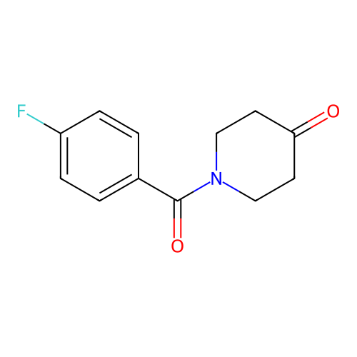 1-(4-Fluorobenzoyl)piperidin-4-one structure