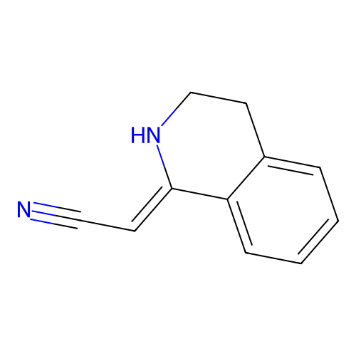 1-Cyanomethylidene-1,2,3,4-tetrahydroisoquinoline structure