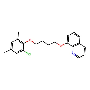 8-[4-(2-Chloro-4,6-dimethylphenoxy)butoxy]quinoline structure