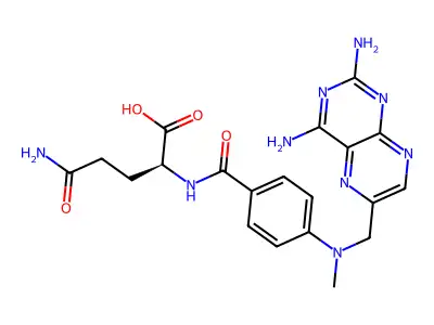 Methotrexate-gamma-monoamide structure