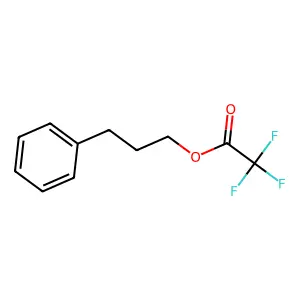 Acetic acid, trifluoro-, 3-phenylpropyl ester structure