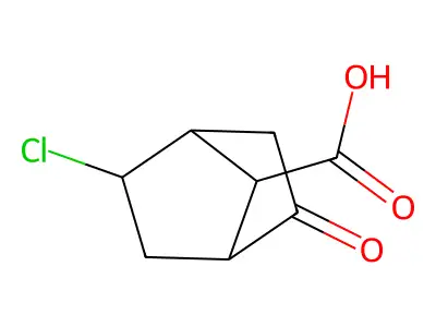 5-Chloro-2-oxobicyclo[2.2.1]heptane-7-carboxylic acid structure