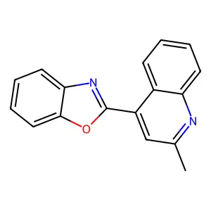 2-(2-Methylquinolin-4-yl)-1,3-benzoxazole structure