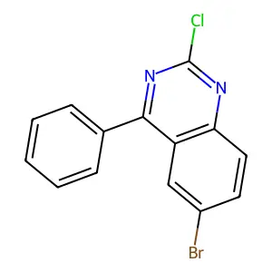 6-Bromo-2-chloro-4-phenylquinazoline structure