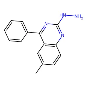 (6-Methyl-4-phenylquinazolin-2-yl)hydrazine structure