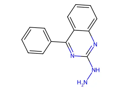 2-Hydrazinyl-4-phenylquinazoline structure