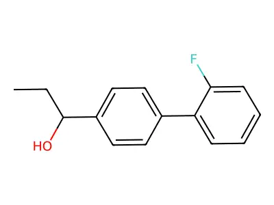 1-(2'-Fluoro[1,1'-biphenyl]-4-yl)propan-1-ol structure
